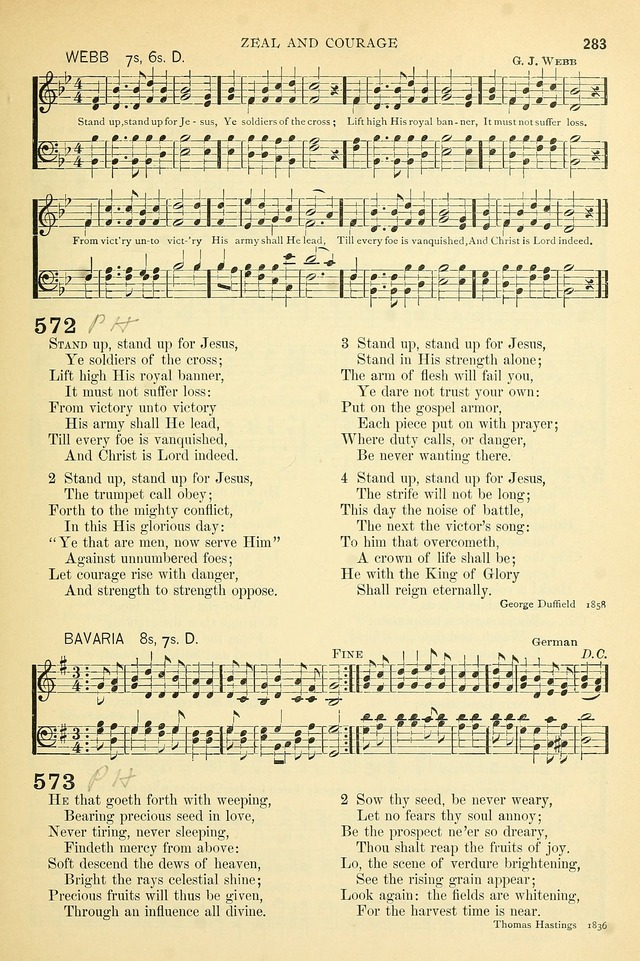 The Church Hymnary: a collection of hymns and tunes for public worship page 283