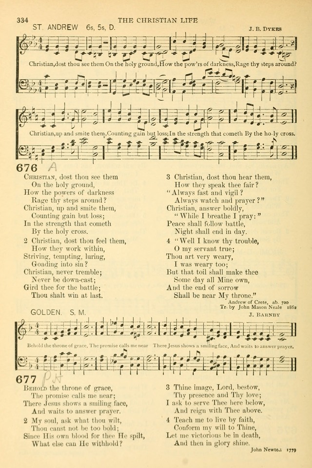The Church Hymnary: a collection of hymns and tunes for public worship page 334