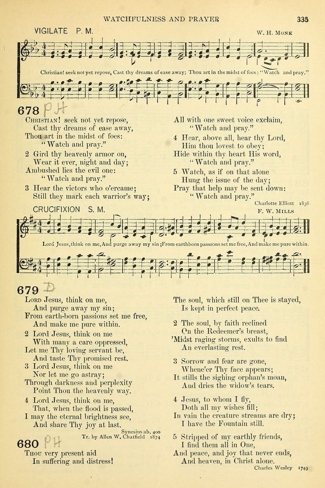 The Church Hymnary: a collection of hymns and tunes for public worship page 335