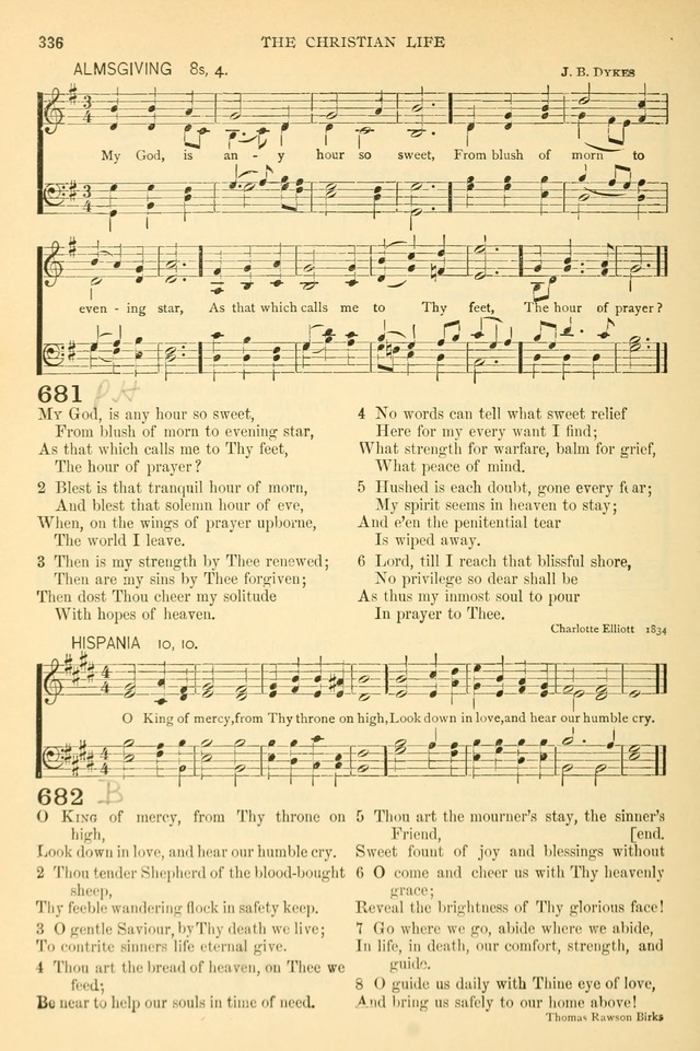 The Church Hymnary: a collection of hymns and tunes for public worship page 336