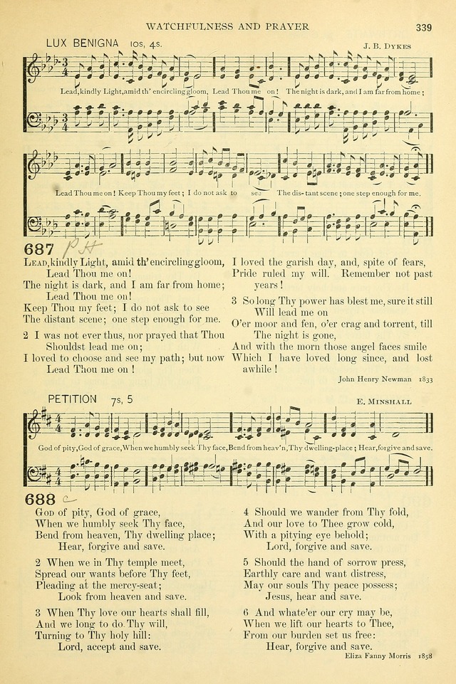 The Church Hymnary: a collection of hymns and tunes for public worship page 339