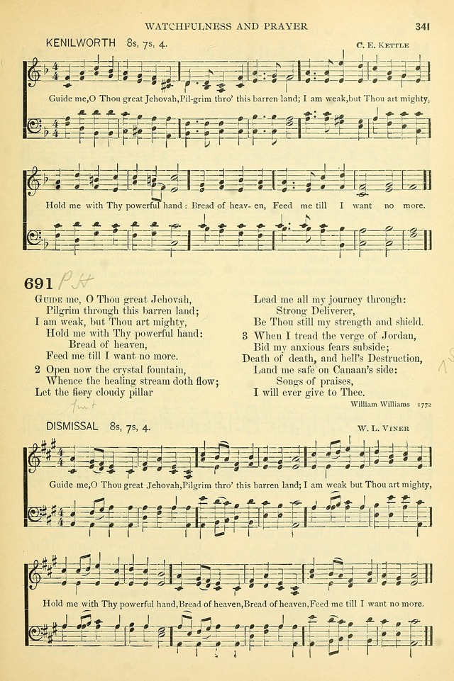 The Church Hymnary: a collection of hymns and tunes for public worship page 341