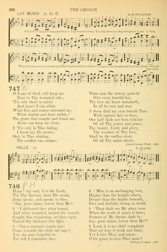 The Church Hymnary: a collection of hymns and tunes for public worship page 366