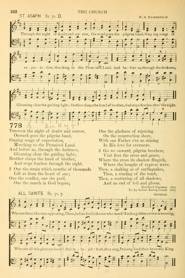The Church Hymnary: a collection of hymns and tunes for public worship page 380