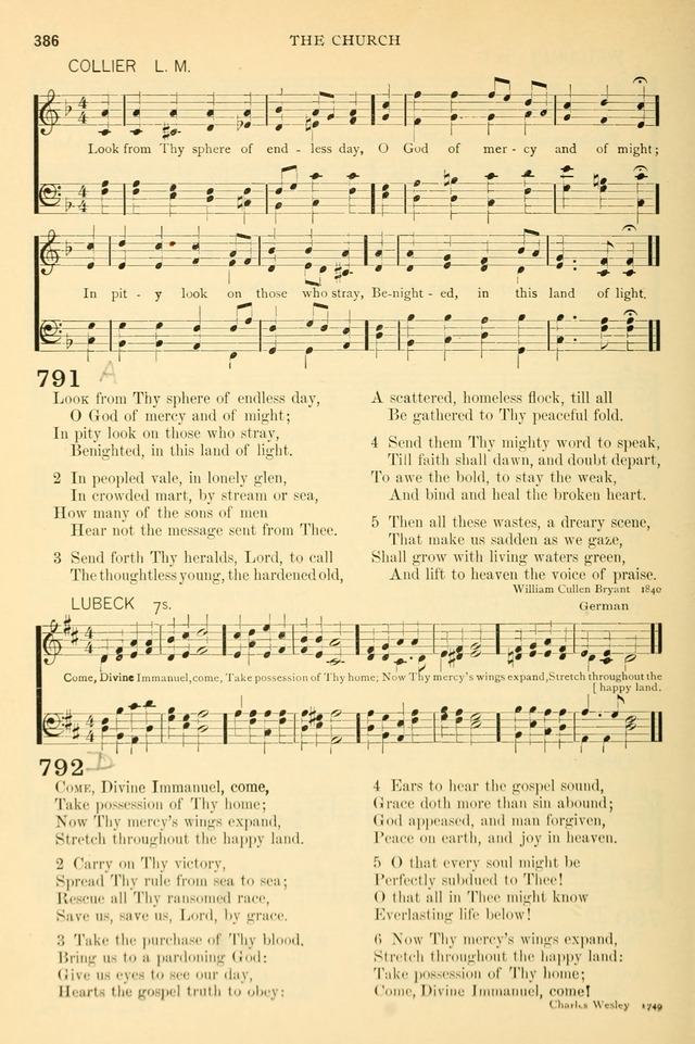 The Church Hymnary: a collection of hymns and tunes for public worship page 386