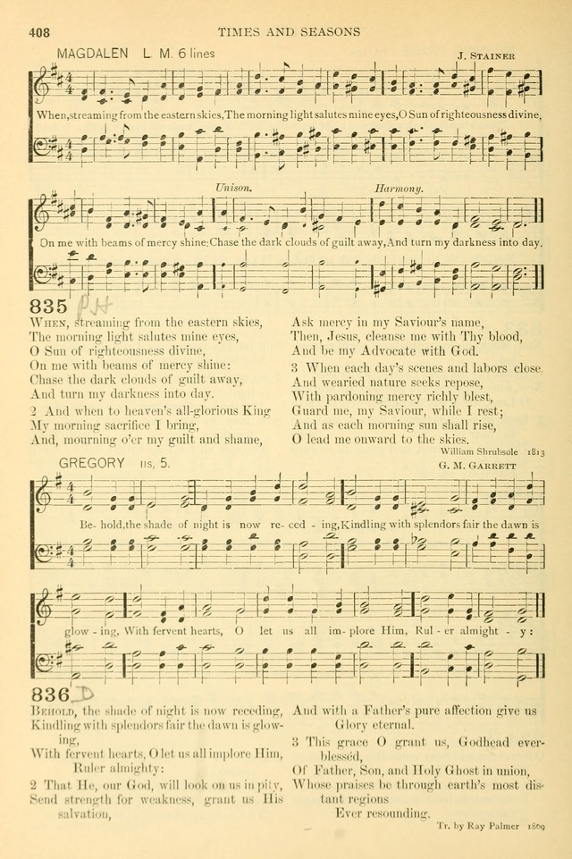 The Church Hymnary: a collection of hymns and tunes for public worship page 408