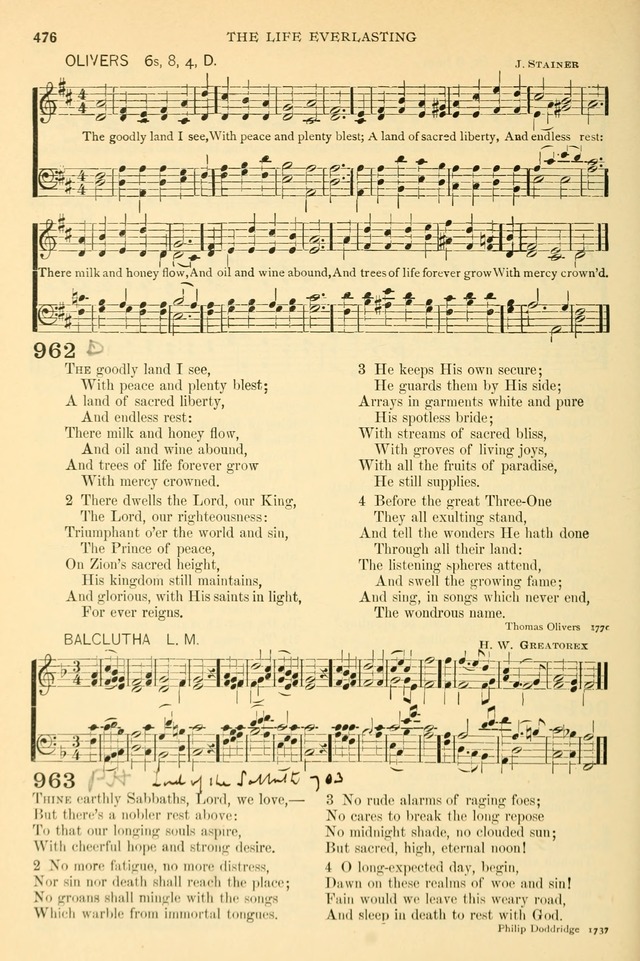 The Church Hymnary: a collection of hymns and tunes for public worship page 476