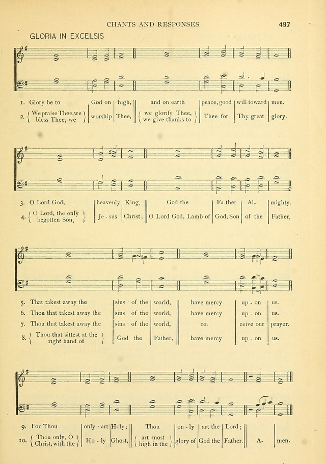 The Church Hymnary: a collection of hymns and tunes for public worship page 497
