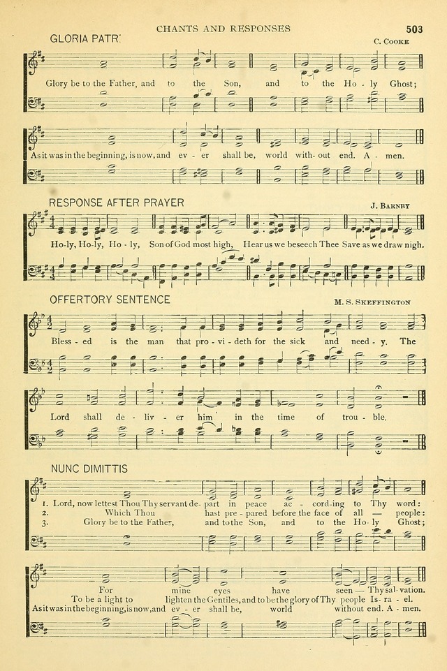 The Church Hymnary: a collection of hymns and tunes for public worship page 503