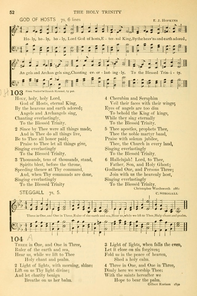 The Church Hymnary: a collection of hymns and tunes for public worship page 52