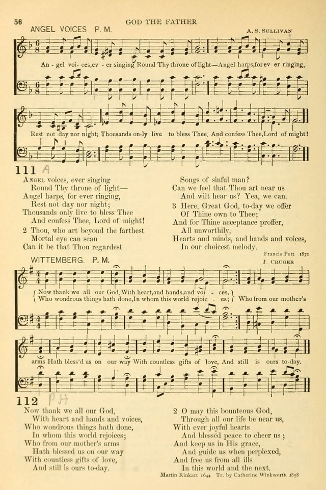 The Church Hymnary: a collection of hymns and tunes for public worship page 56
