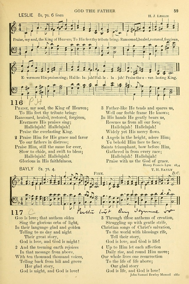 The Church Hymnary: a collection of hymns and tunes for public worship page 59