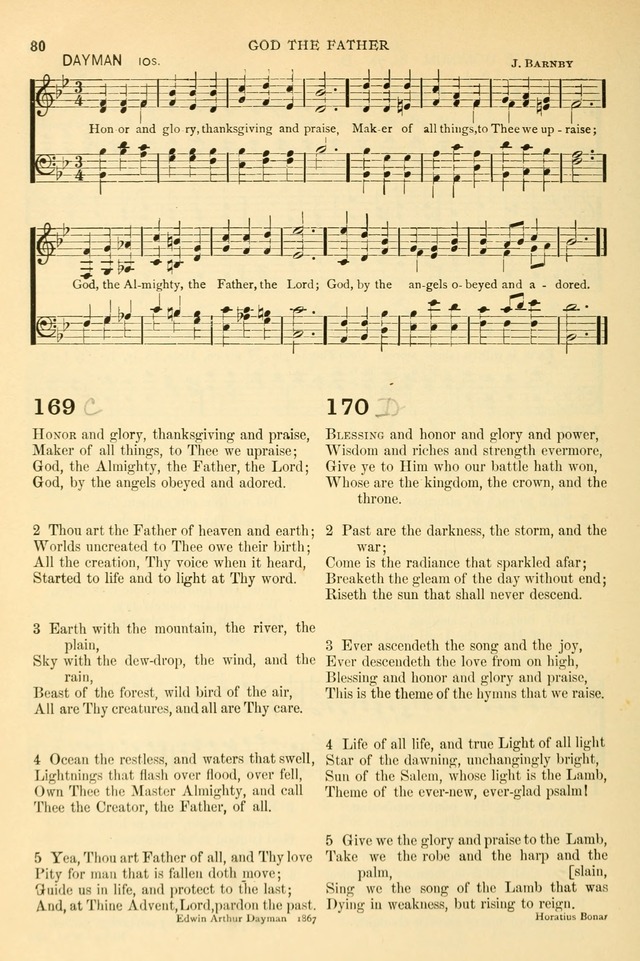 The Church Hymnary: a collection of hymns and tunes for public worship page 80