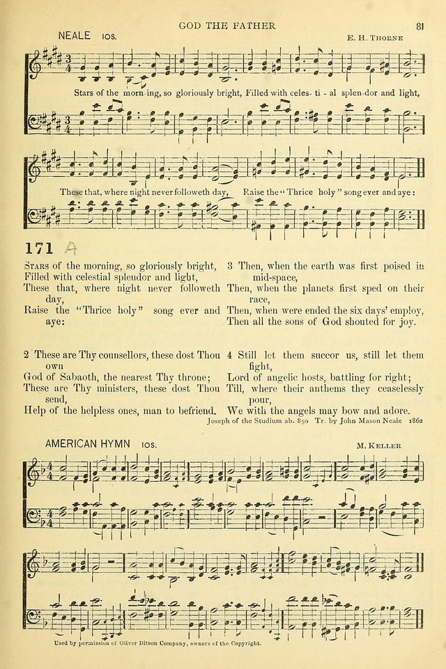 The Church Hymnary: a collection of hymns and tunes for public worship page 81
