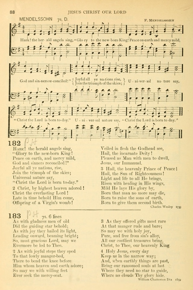The Church Hymnary: a collection of hymns and tunes for public worship page 88