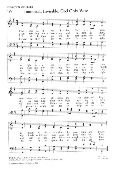 The Covenant Hymnal: a worshipbook page 12