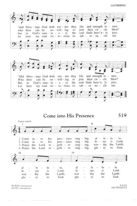 The Covenant Hymnal: a worshipbook page 550