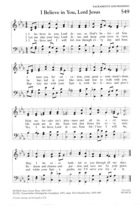 The Covenant Hymnal: a worshipbook page 578
