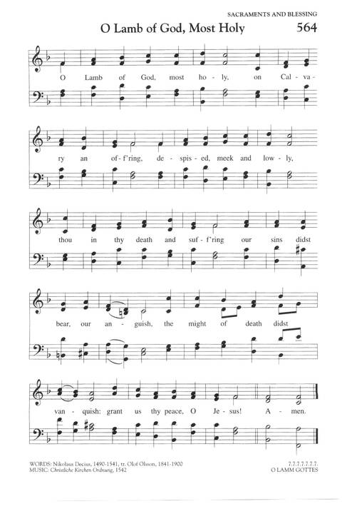 The Covenant Hymnal: a worshipbook page 598