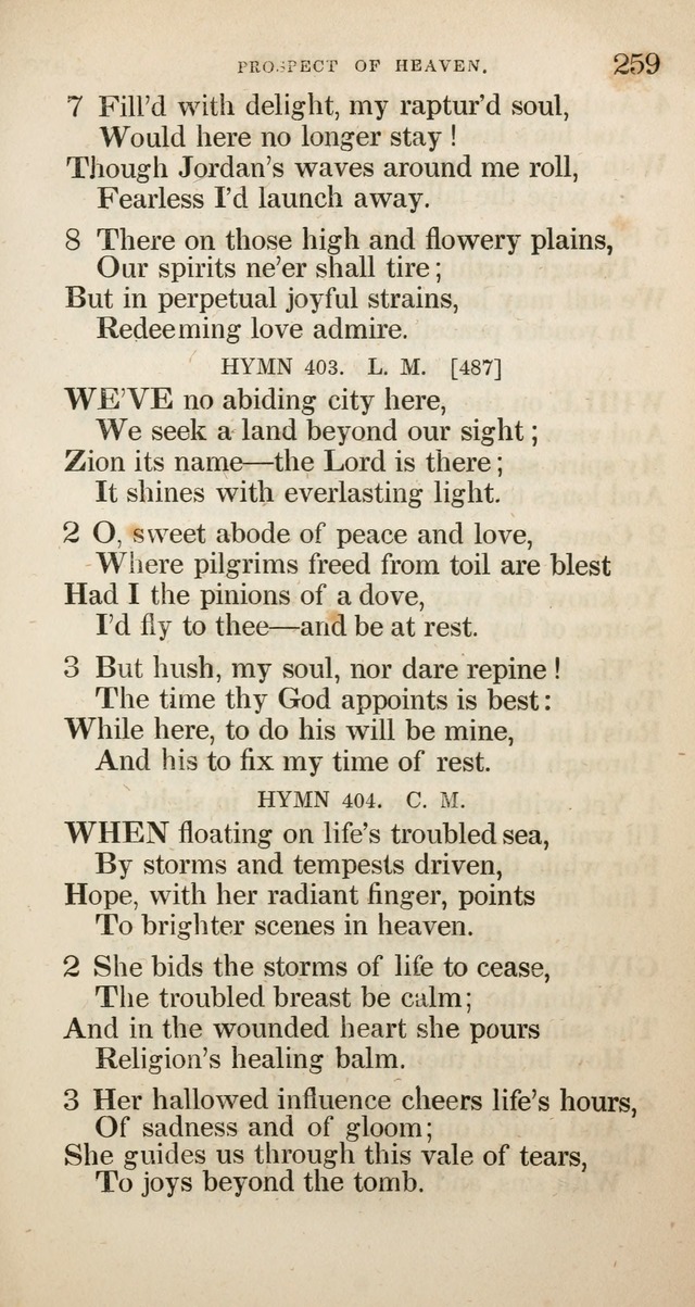 A Collection of Hymns, for the use of the Wesleyan Methodist Connection of America. page 262