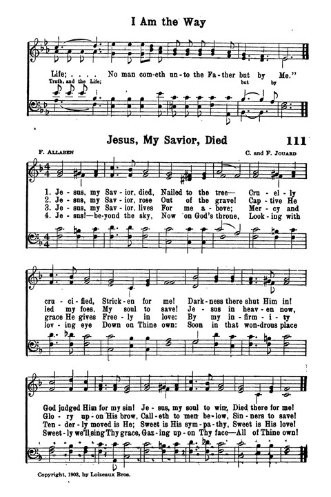 Choice Hymns of the Faith page 101