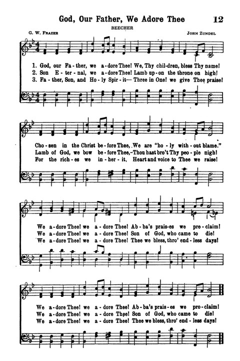 Choice Hymns of the Faith page 11