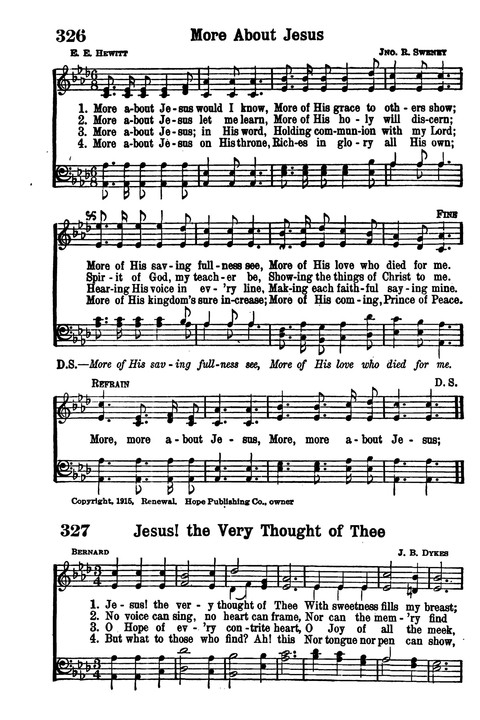 Choice Hymns of the Faith page 290