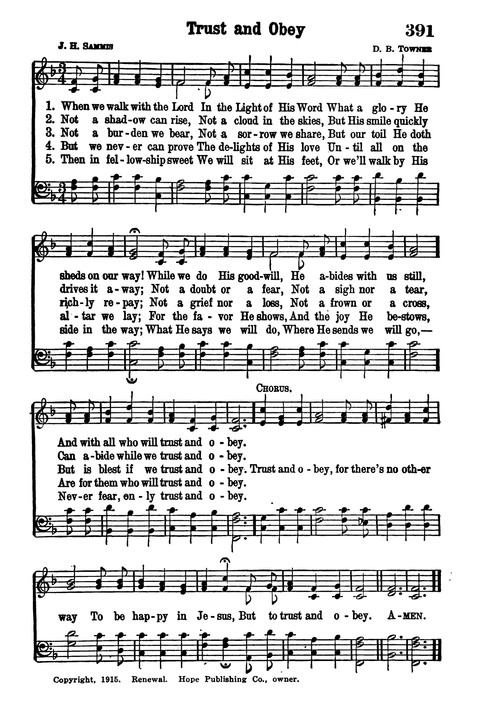 Choice Hymns of the Faith page 337