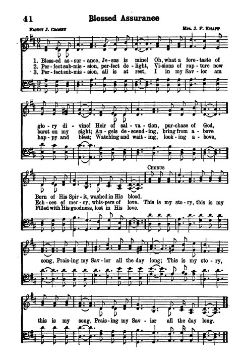 Choice Hymns of the Faith page 36