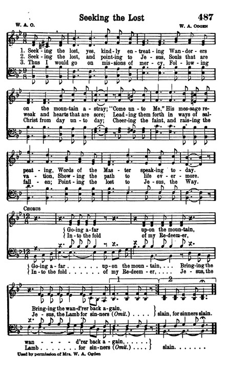 Choice Hymns of the Faith page 417