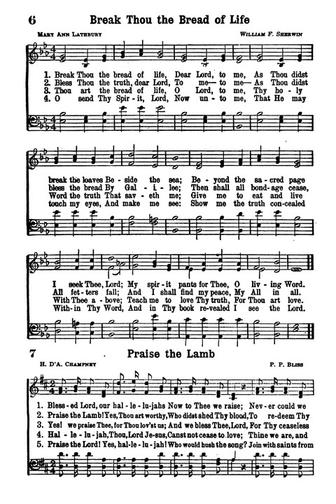 Choice Hymns of the Faith page 6