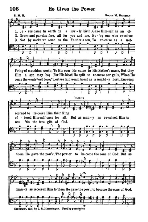 Choice Hymns of the Faith page 96
