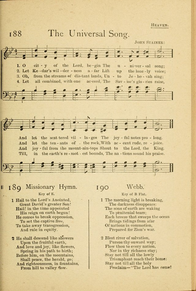 Christian Life Songs: for Sunday school, praise and prayer meeting, congregational singing, Christian Endeavor meetings, special meetings, choir & home page 149