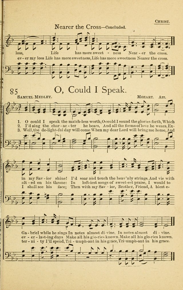 Christian Life Songs: for Sunday school, praise and prayer meeting, congregational singing, Christian Endeavor meetings, special meetings, choir & home page 65