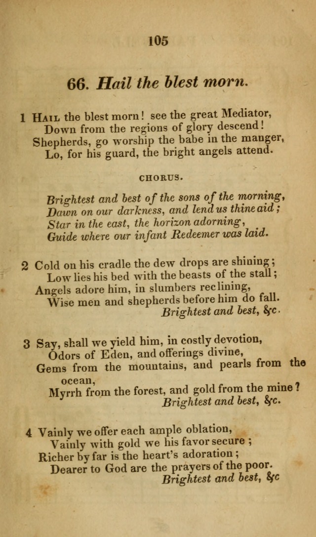 The Christian Lyre: Vol I (8th ed. rev.) page 105