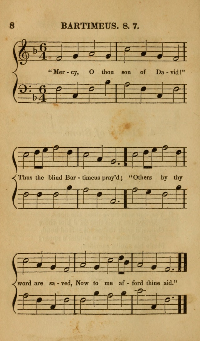 The Christian Lyre: Vol I (8th ed. rev.) page 8