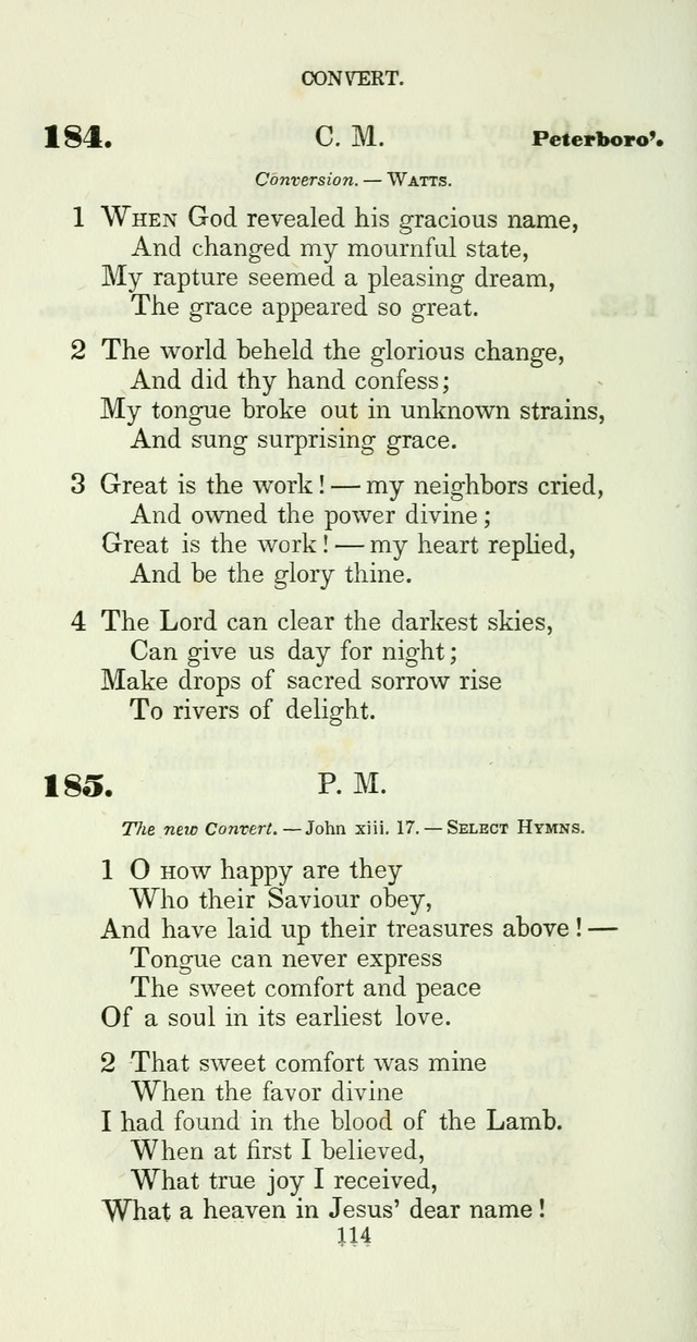 The Christian Melodist: a new collection of hymns for social religious worship page 114