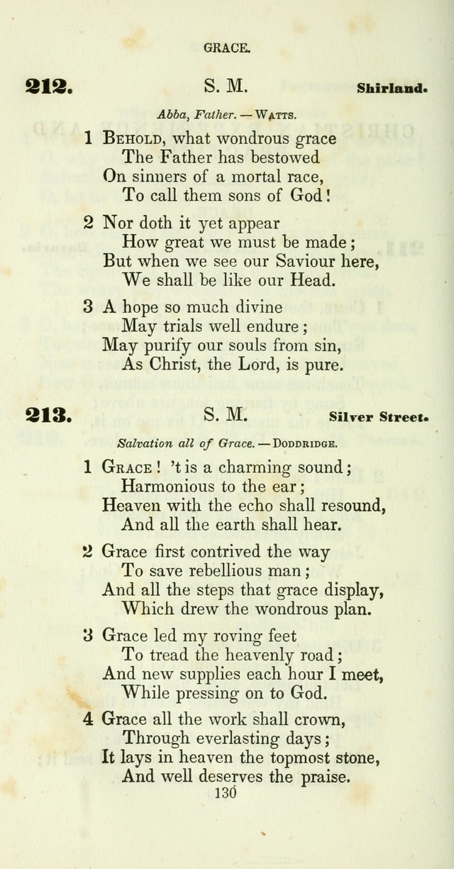 The Christian Melodist: a new collection of hymns for social religious worship page 130