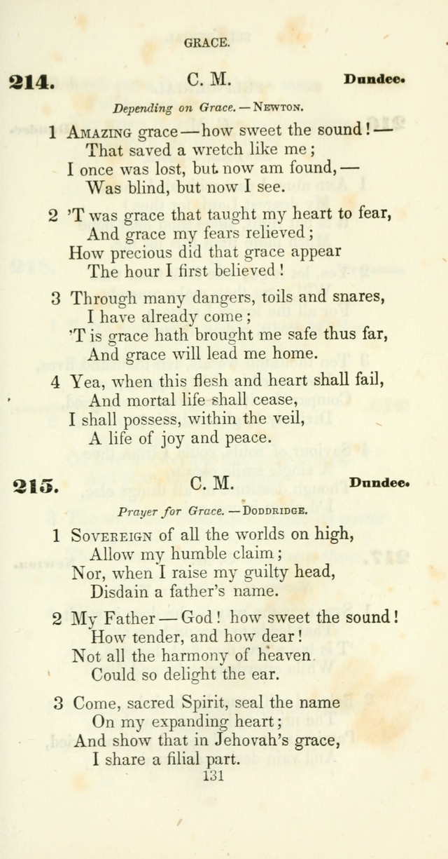 The Christian Melodist: a new collection of hymns for social religious worship page 131