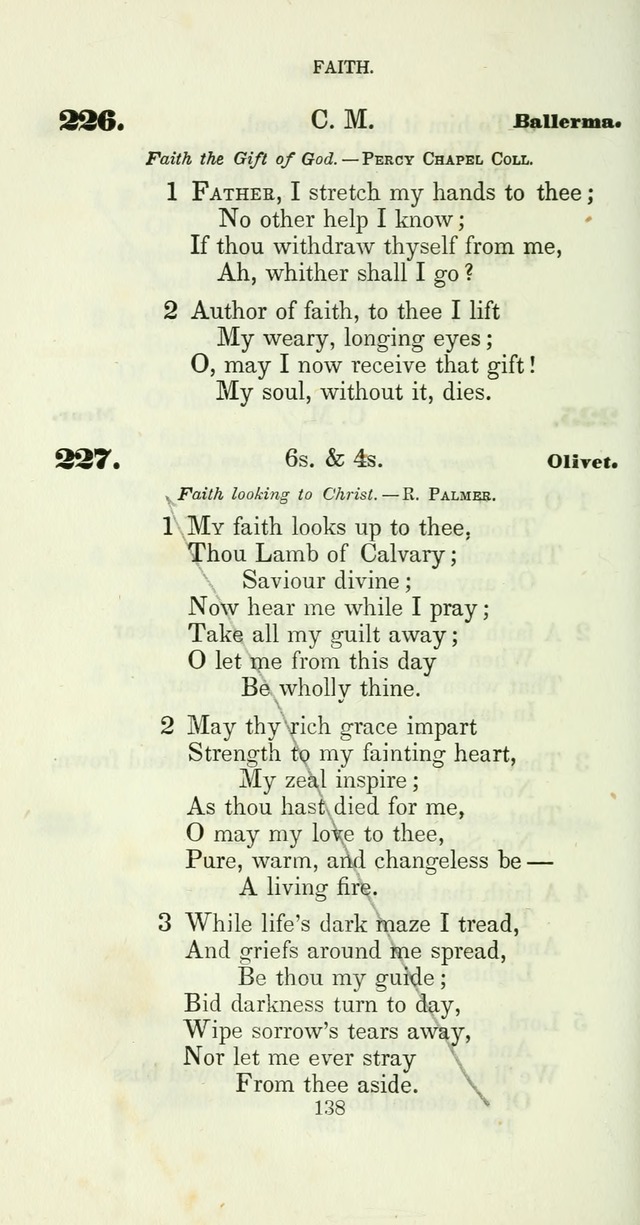 The Christian Melodist: a new collection of hymns for social religious worship page 138