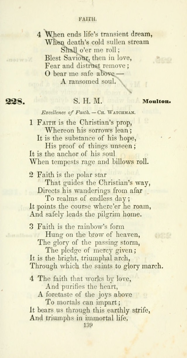 The Christian Melodist: a new collection of hymns for social religious worship page 139