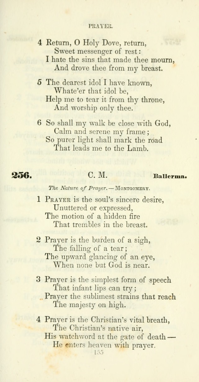 The Christian Melodist: a new collection of hymns for social religious worship page 157