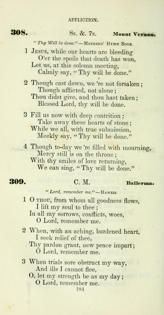 The Christian Melodist: a new collection of hymns for social religious worship page 186