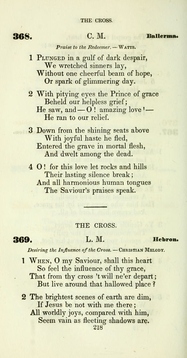 The Christian Melodist: a new collection of hymns for social religious worship page 220