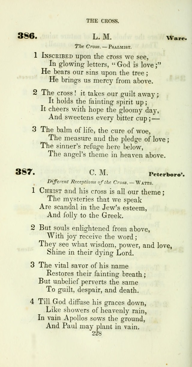 The Christian Melodist: a new collection of hymns for social religious worship page 230