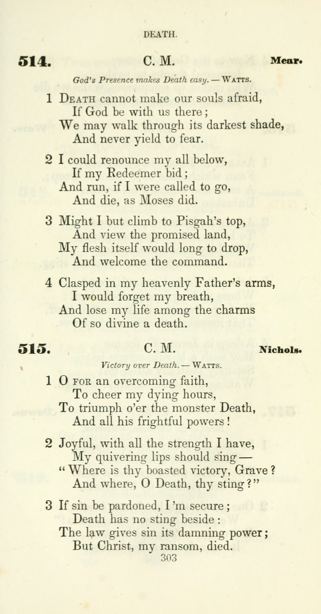 The Christian Melodist: a new collection of hymns for social religious worship page 307