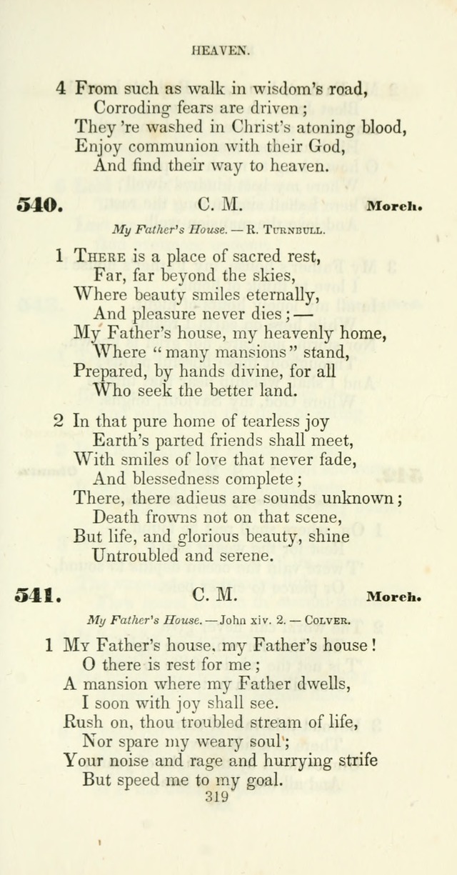 The Christian Melodist: a new collection of hymns for social religious worship page 323