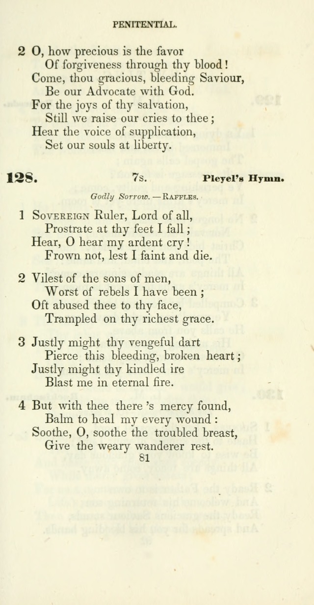 The Christian Melodist: a new collection of hymns for social religious worship page 81