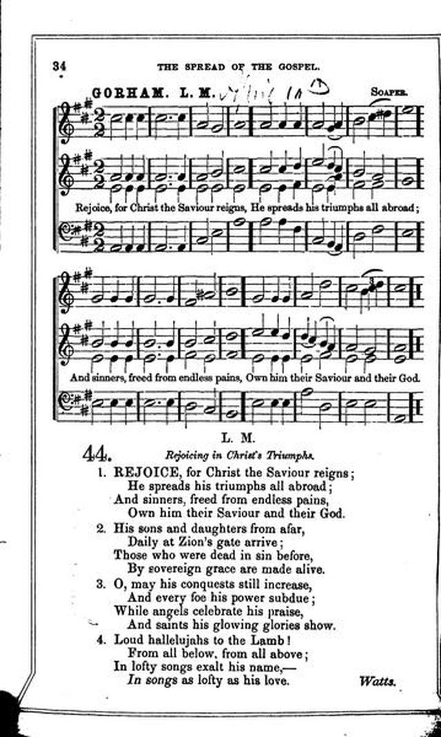 Christian Melodies: a selection of hymns and tunes designed for social and private worship in the lecture-room and the family page 33