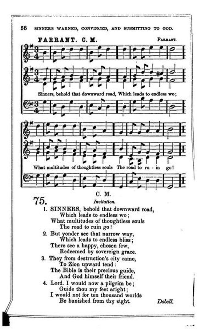 Christian Melodies: a selection of hymns and tunes designed for social and private worship in the lecture-room and the family page 55